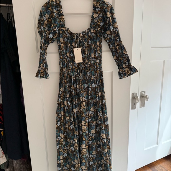 NWT DOEN Floral Print Bijou Maxi Dress - Picture 4 of 8